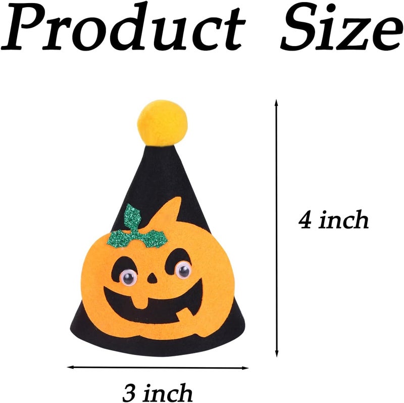 Cellcacn 10 Pcs Halloween Dogs Hats Cute Ghost Halloween Cats Party Pet Pumpkin Set Puppies Kittens Grooming Accessories Costumes. - Image 2